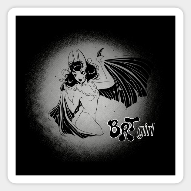 BRT girl Halloween edition babe Sticker by Milochka